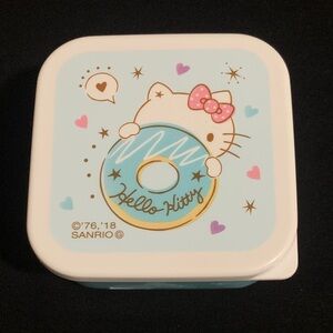 Hello Kitty Donut Plastic Food Container from Japan New